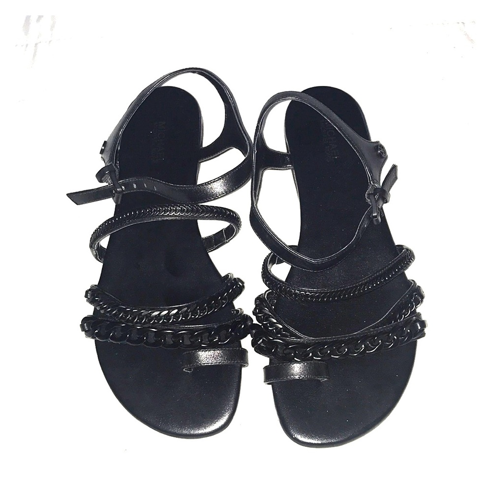 Michael kors black gladiator sandals